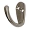 Gliderite Hardware 1-3/4 in. Satin Nickel Small Coat Hook, 5PK 7005-SN-5 - alternate 3